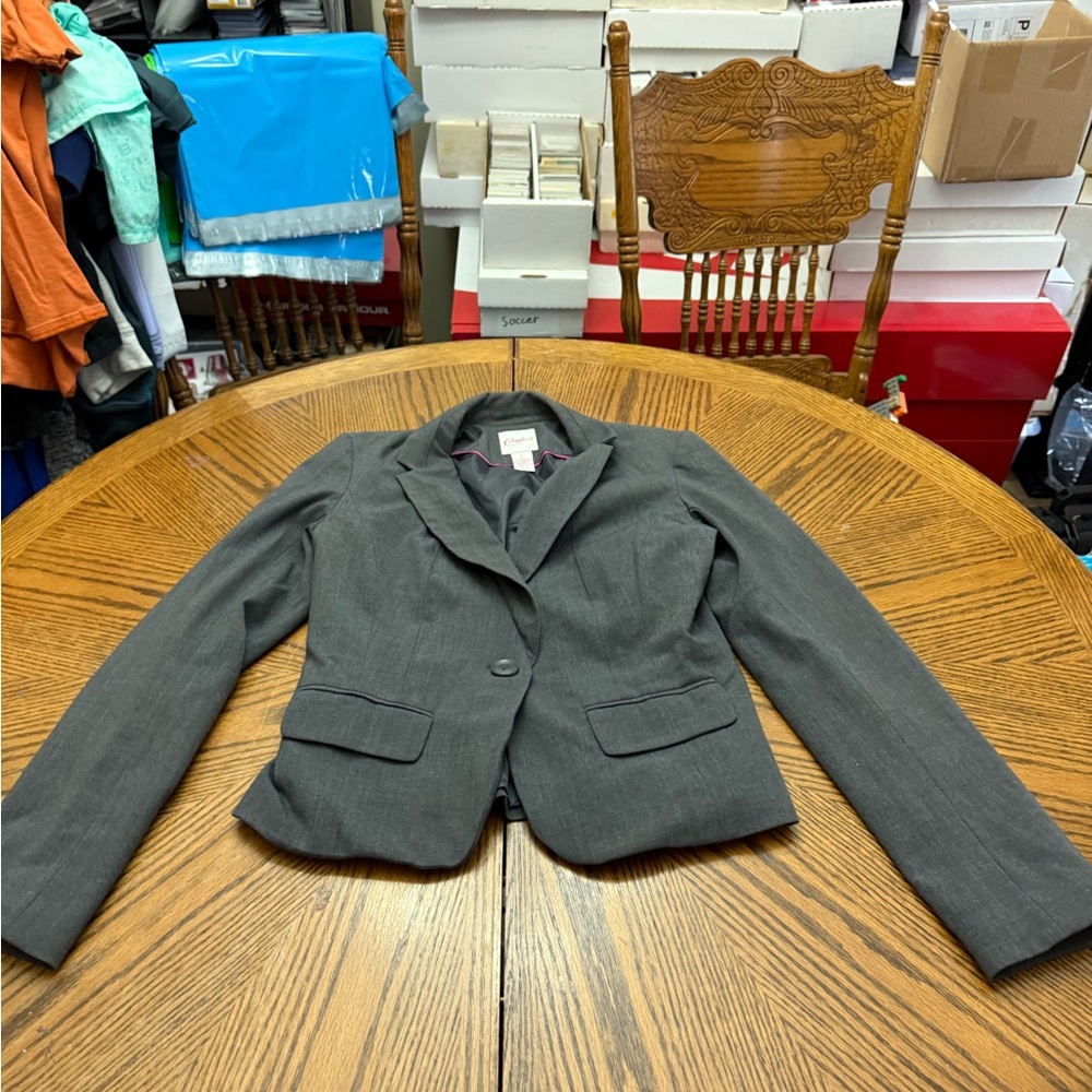 Candies Chic Charcoal Blazer for Women